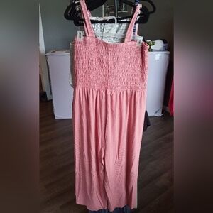 Zenana plus size smocked top romper